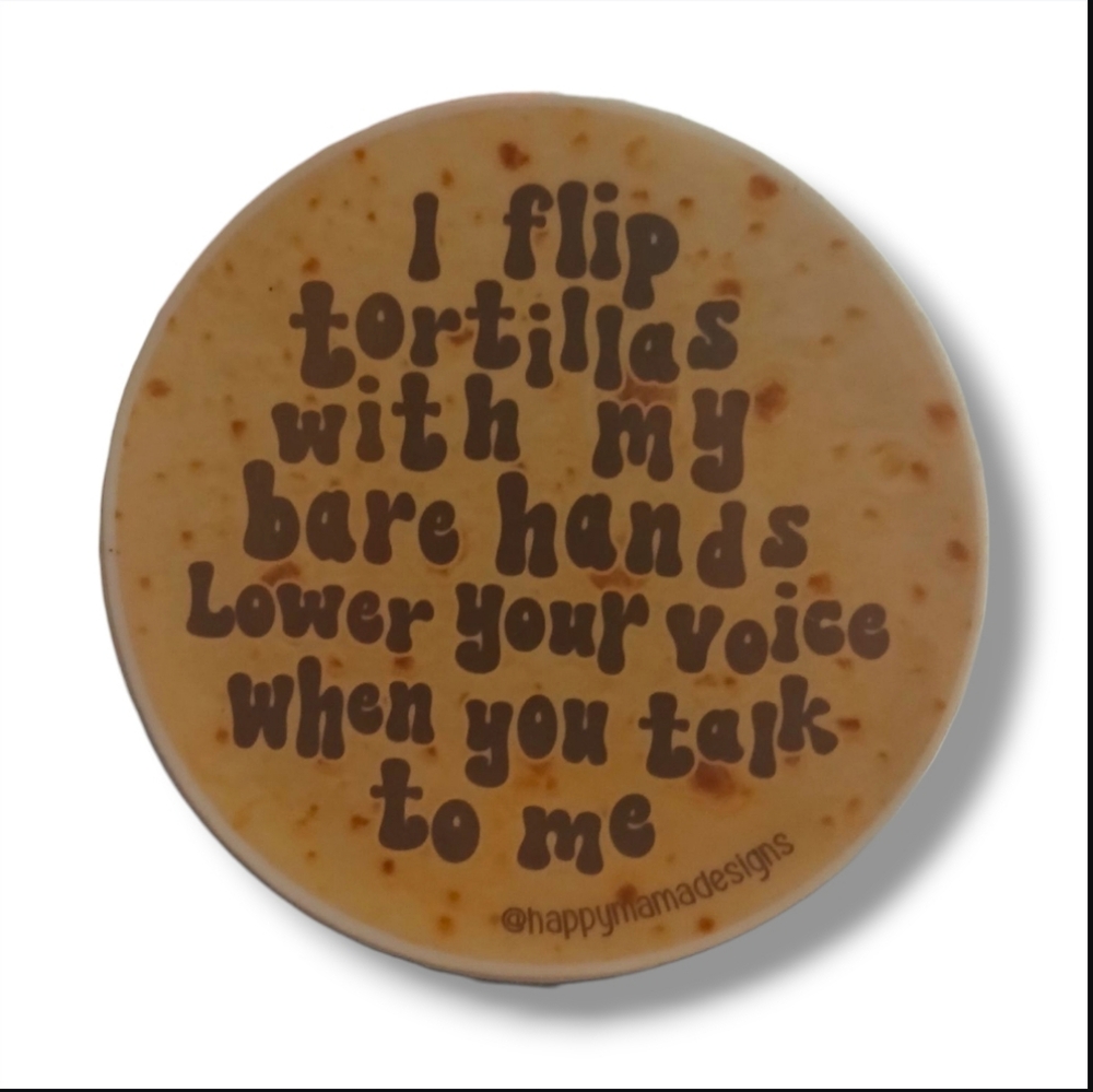 NEW Lower Your Voice Sticker